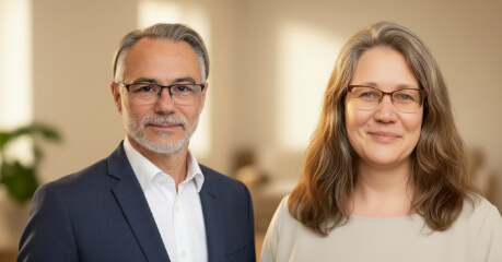 Dozent:innen Patric Tavanti & Sonja Narr